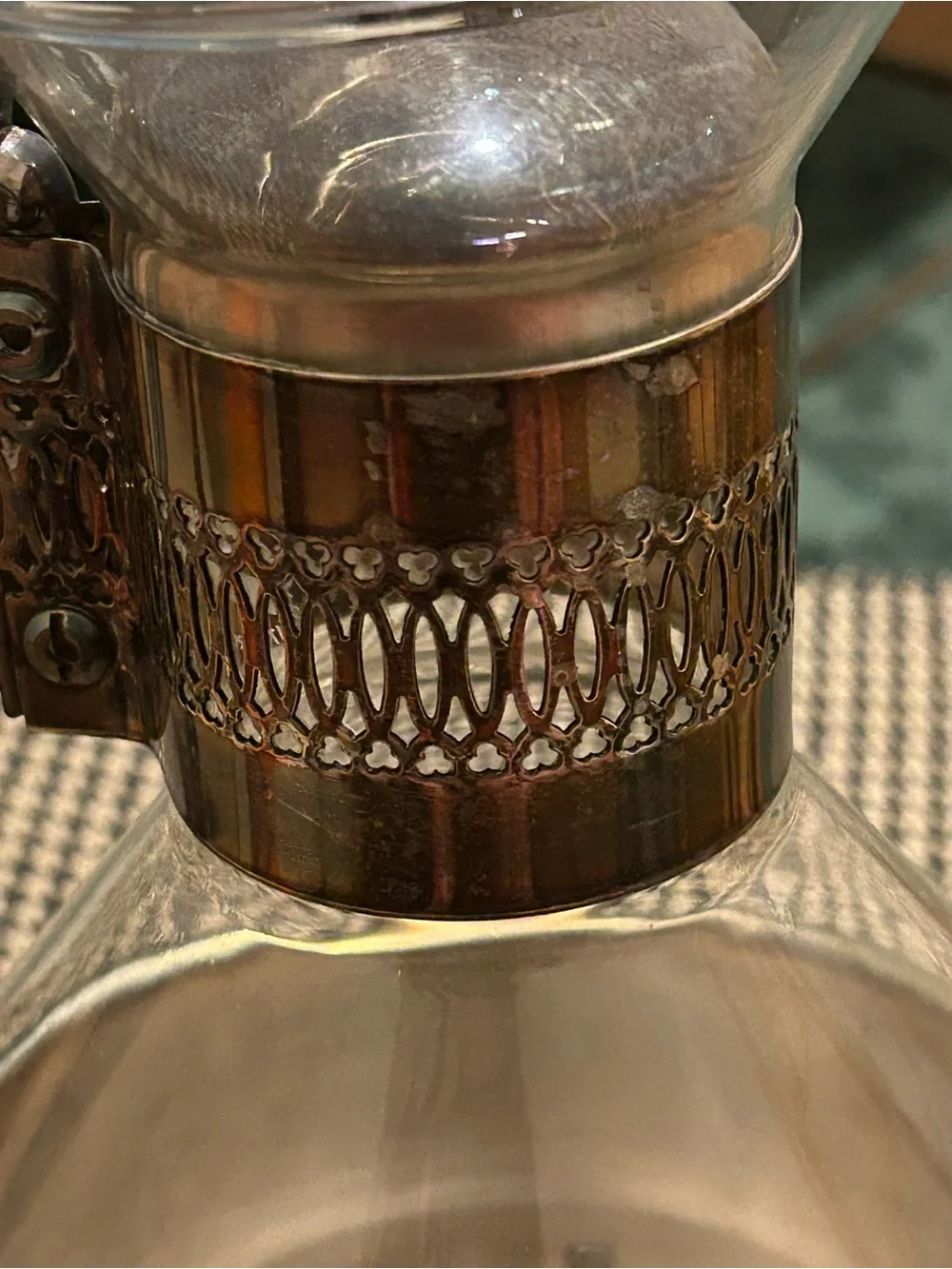 Vintage Silver Plated Coffee Carafe